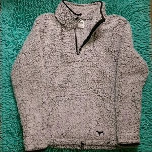 Victoria secret PINK Sherpa zip up